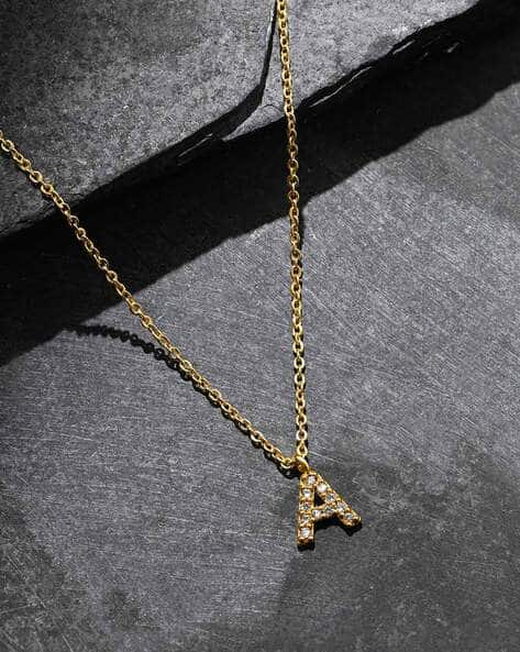 Plated Necklace Aleena Name Locket Alina With Heart Name Necklace