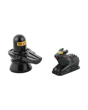 Marble Shivling Nandi Showpiece-image-5