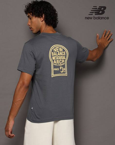 NEW BALANCE Regular Fit Metatarsal Crew-Neck T-Shirt