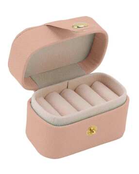 cortina eyelet curtain Zipper Portable Jewellery Organiser Box with Divider Container-picture-43