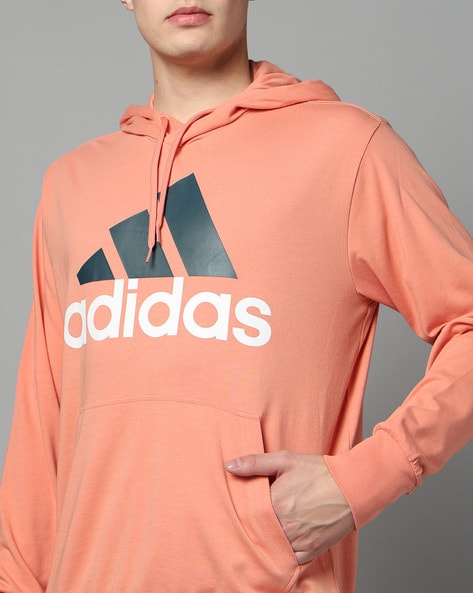 Adidas hoodie peach sale