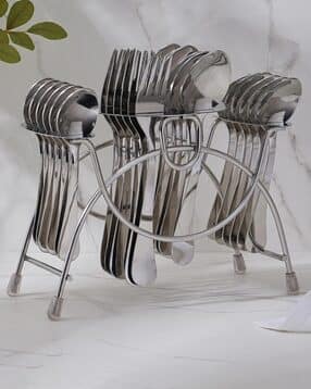 home centre 25 Pieces Glister Lianna Stainless Steel Cutlery Set-picture-23