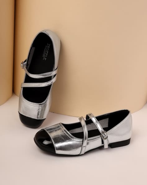Ballet Flats Womens Silver Flat Dress Sandals Womens Silver Dress