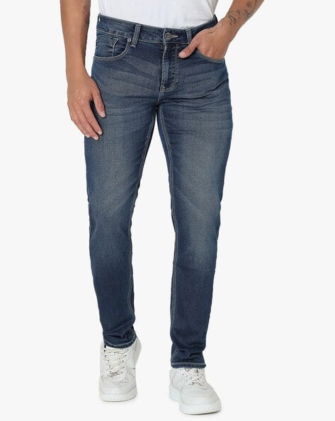 SPYKAR Men Mid-Wash Slim Fit Jeans