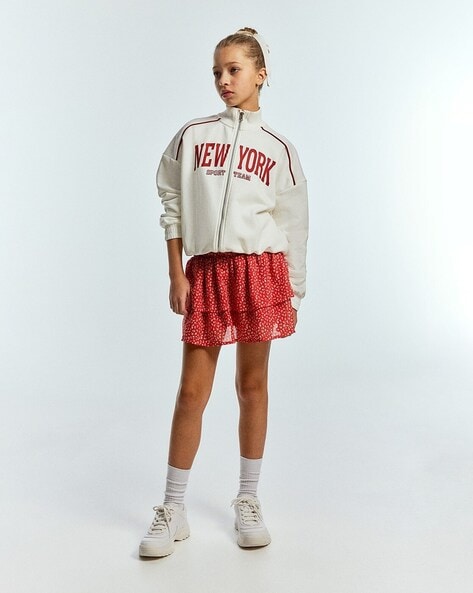 Buy Red Skirts for Girls by H M Online Ajio