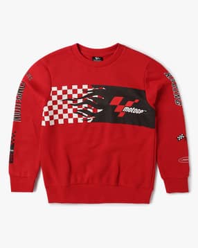altheory by azorte Moto GP Grid Print Sweatshirt-picture-26