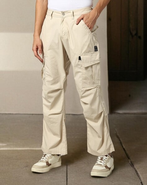 Men Slim Fit Para Cargo Pants