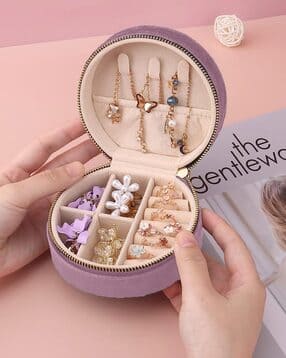 cortina eyelet curtain Jewellery Organiser with Zip Closure-picture-52