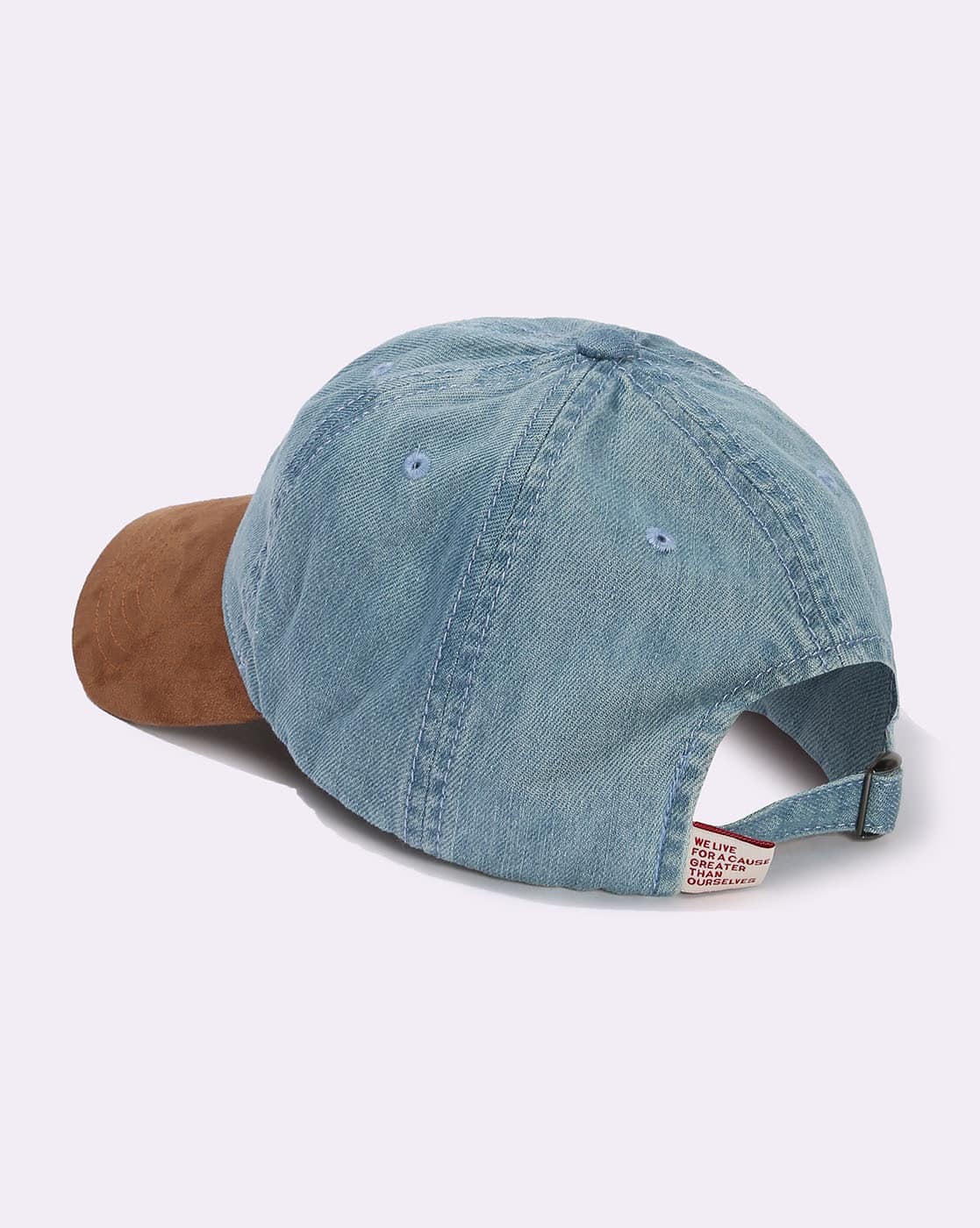 Buy YOUSTA Men Denim Baseball Cap Online | Ajio.com