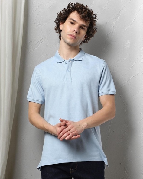 Men Regular Fit Polo T-Shirt