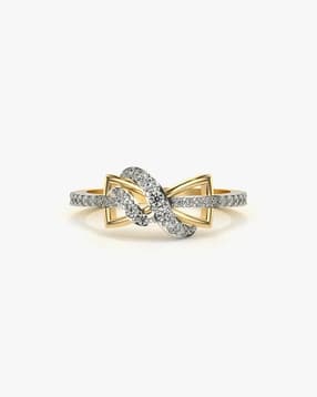 Women Diamond Studded Ring-AGR0185A-BYL