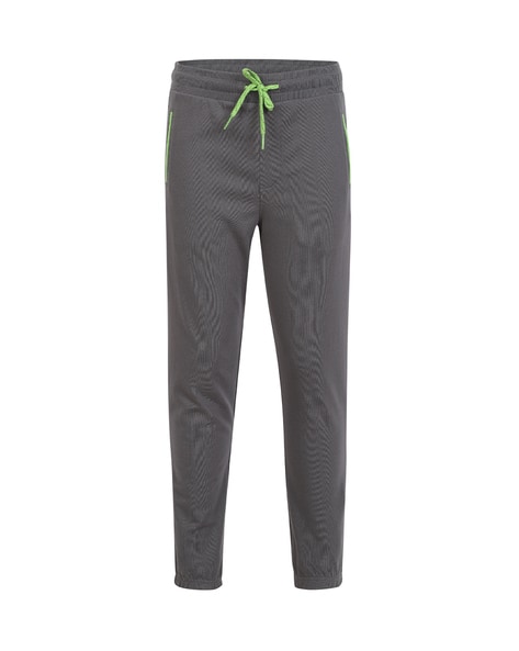 Straight Track Pants with Drawstring