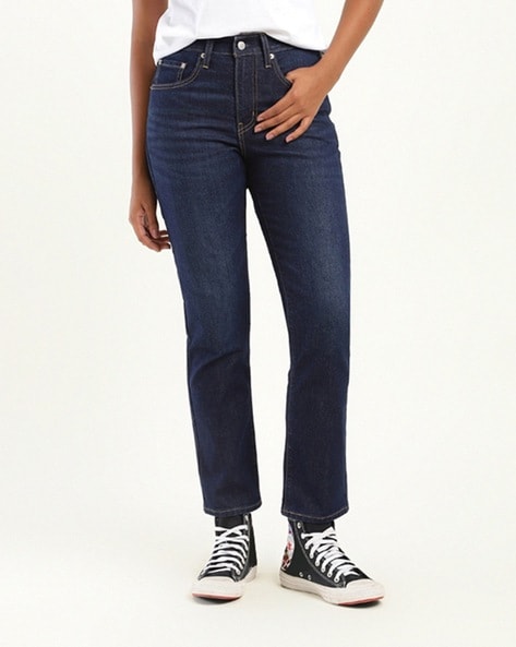 Levis Women Mid-Rise Slim Fit Jeans