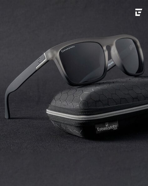 Buy Defender Grey Black Sunglasses for Men by Eyewearlabs Online
