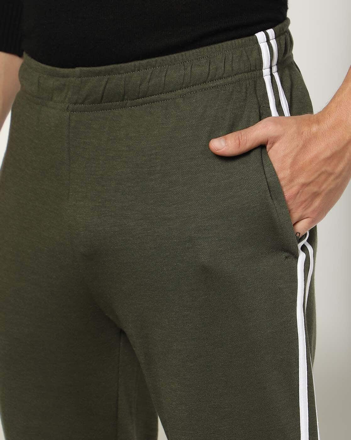 Buy Olive Green Track Pants for Men by Teamspirit Online