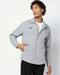 Men Logo Print Regular Fit Bomber Jacket