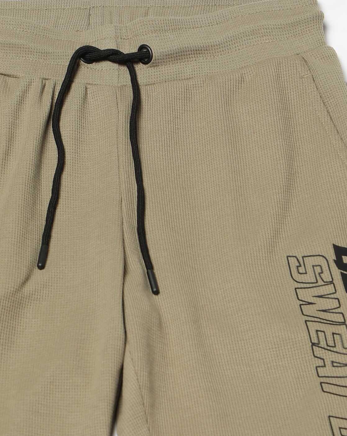 Men Typographic Print Regular Fit Shorts