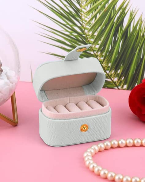 Portable Storage Jewellery Box Organiser with Divider Containers