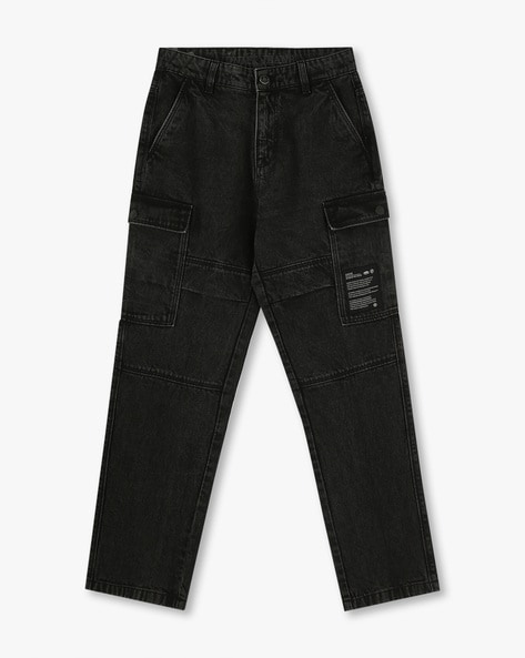 Boys Lightly Washed Loose Fit Jeans