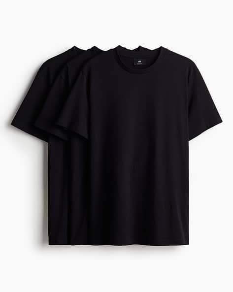 Men 3-Pack Regular Fit Round Neck T-Shirts