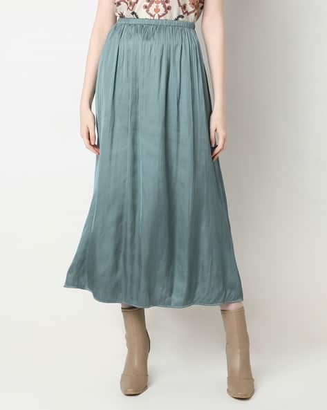 Vero Moda Women High-Rise Plisse Flared Skirt