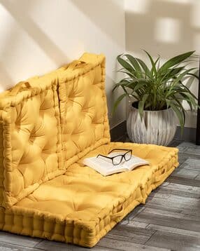 skanda fab Cotton Floor Cushion 16" x 16"-picture-33
