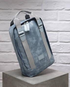 Men Logo Embossed Travel Backpack-image-0