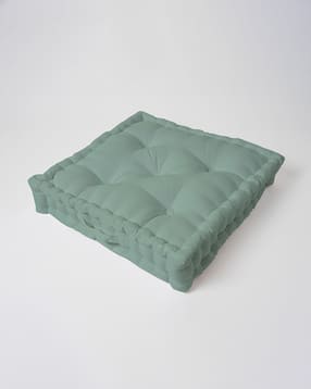 skanda fab Quilted Floor Cushion 16" x 16"-picture-20