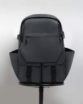 french accent Men Logo Embossed Laptop Backpack-picture-41