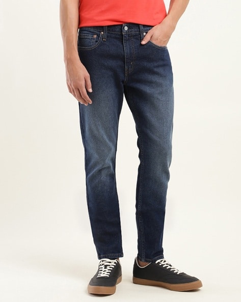 Men Mid-Wash 512 Slim Tapered Fit Jeans