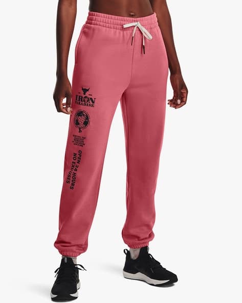 Buy Pink Track Pants for Women by Under Armour Online | Ajio.com
