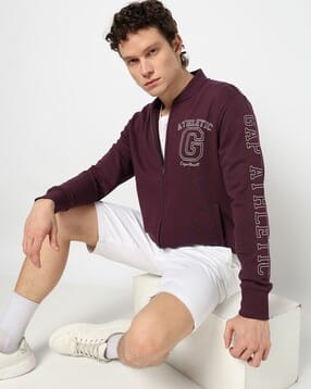 gap Solid Full-Sleeves Zipper Bomber Jacket-picture-41