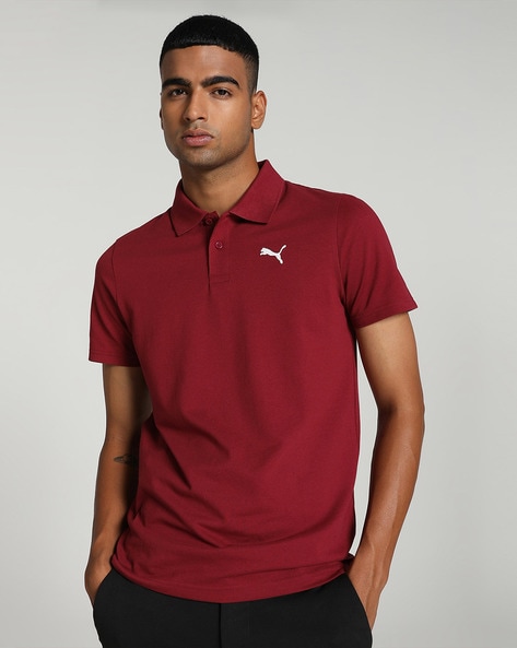 Slim Fit Polo T-Shirt with Logo Print