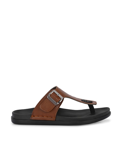 Men T-Strap Slip-On Sandals