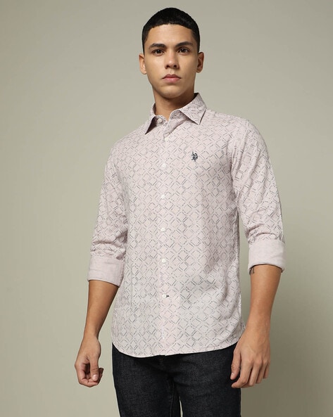 Men Printed Tailored Fit Shirt