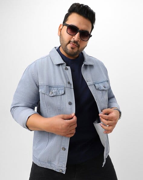 Trucker Jacket with Show Flaps