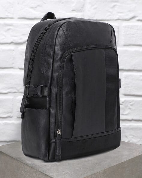 French Accent Men Laptop Back Pack with Zip-Closure
