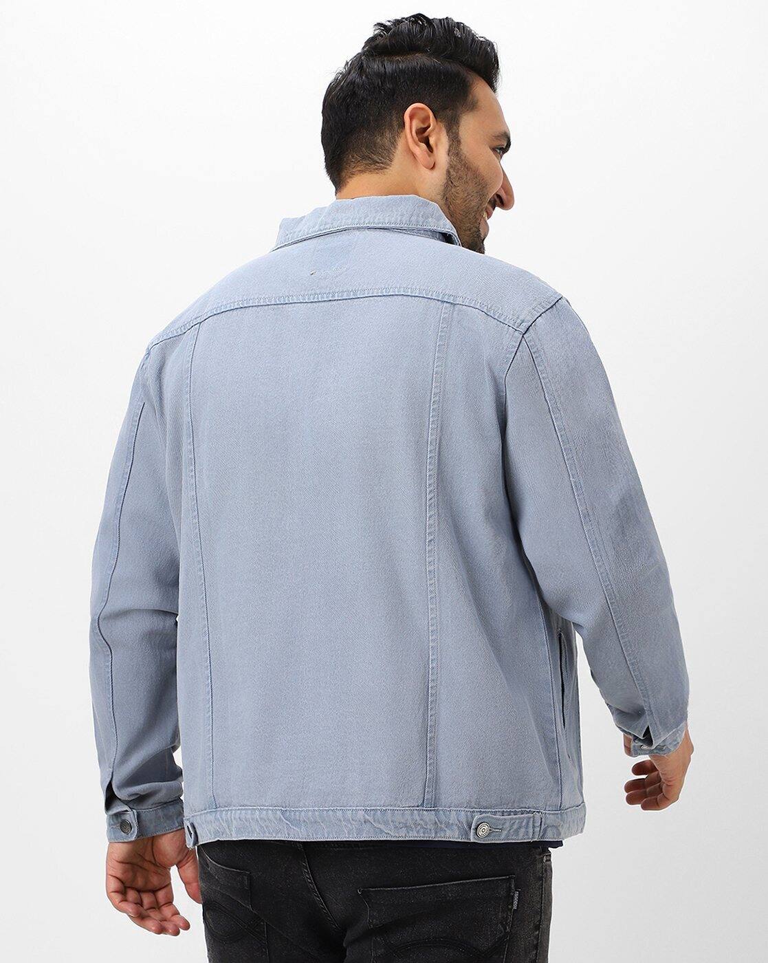トップス MASU DREAM DAD LAYERED TRUCKER JACKET 46 MASU DREAM DAD LAYERED TRUCKER JACKET (GRAY) MFFW-BL0723