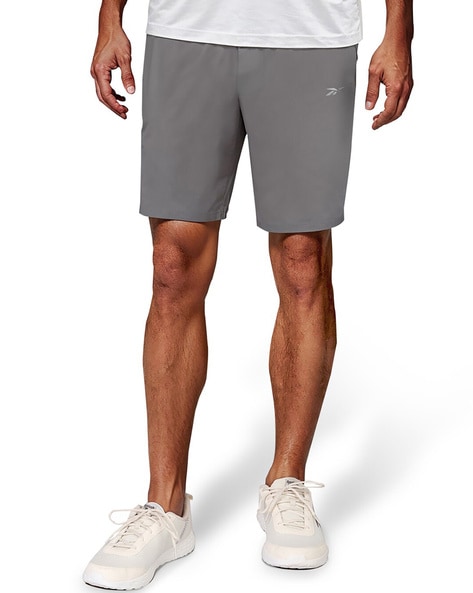 Men Regular Fit Shorts with Elasticated Waist