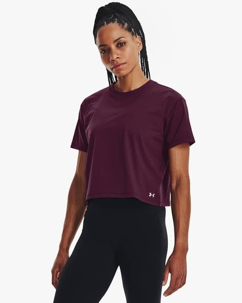 Buy Purple Tshirts for Women by Under Armour Online - Main Image