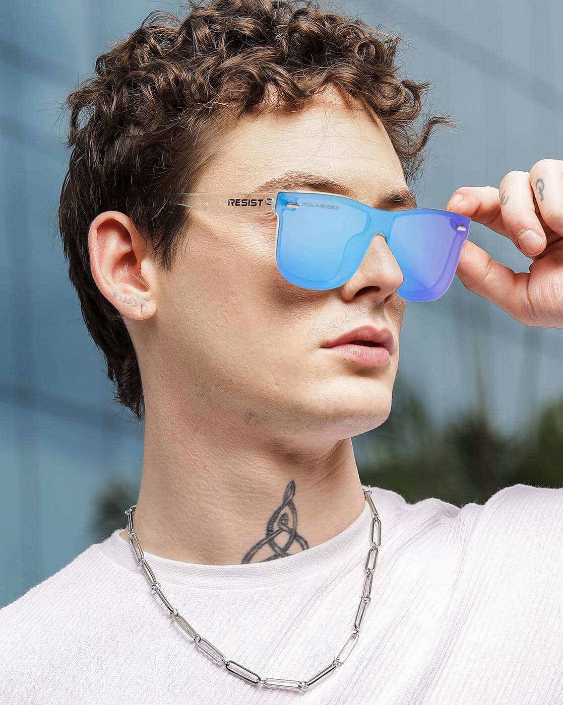 Buy Aqua Sunglasses for Men by Resist Eyewear Online