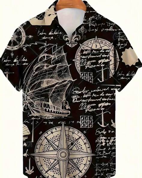 Men Graphic Print Regular Fit Shirt