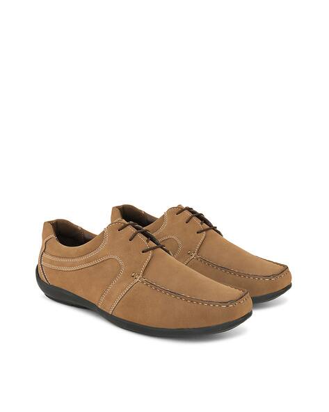 Buy Khaki Casual Shoes for Men by LEONCINO Online | Ajio.com