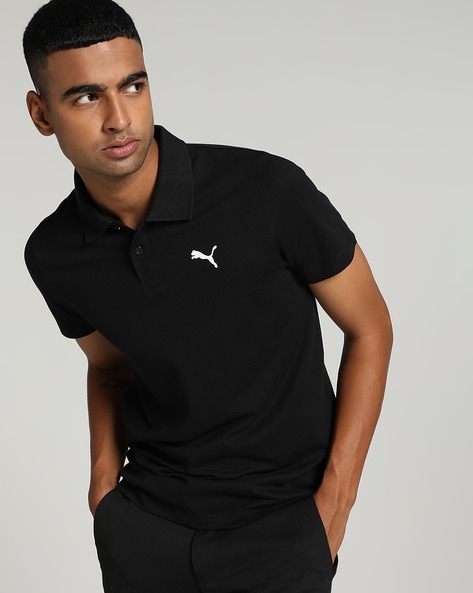 Slim Fit Polo T-Shirt with Logo Print