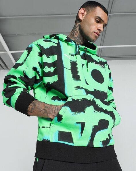 Mercedes-Amg Petronas F1 Neon Energy Printed Men Relaxed Fit Motorsport  Hoodie - Main Image