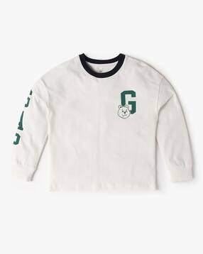 gap kids Logo Print Long Sleeve Crew-Neck T-Shirt-picture-14