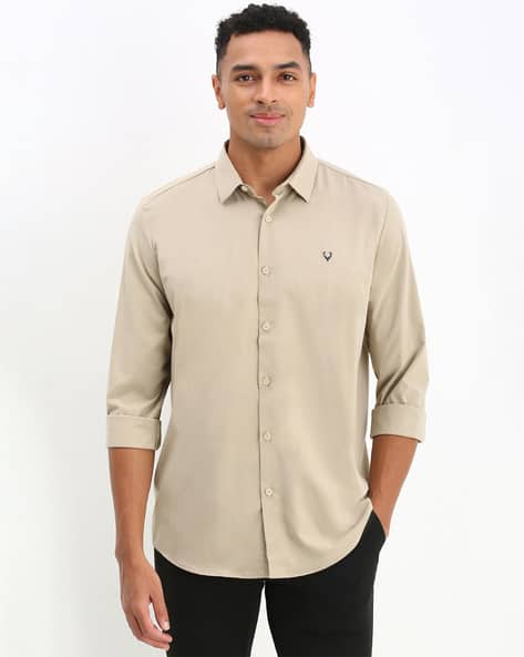 Buy Khaki Shirts for Men by Allen Solly Online