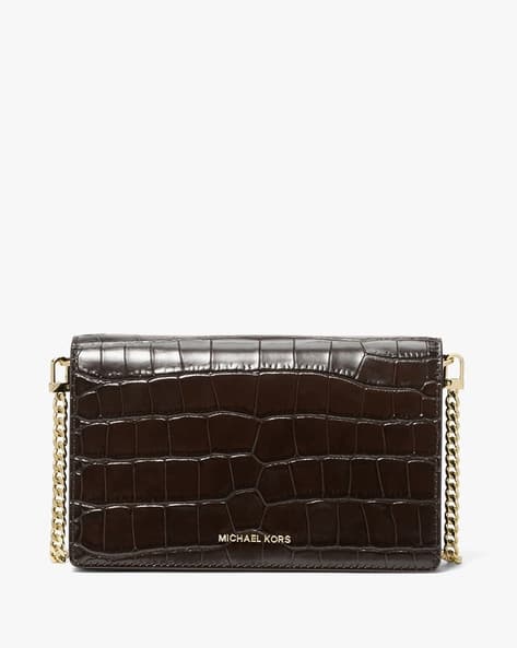 Buy Michael Kors Jet Set Medium Metallic Crocodile Embossed