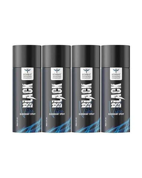 Bombay Shaving Company Black Vibe Combo Deodorant Spray for Men