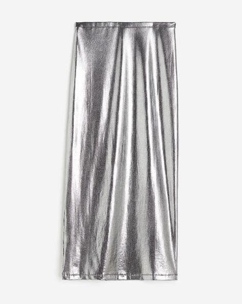 LITMUS HerPraha silver skirt ギャザースカート HerPraha】 LITMUS ギャザースカート シルバー - メルカリ